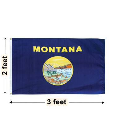 2'x3' Montana Nylon Outdoor Flag